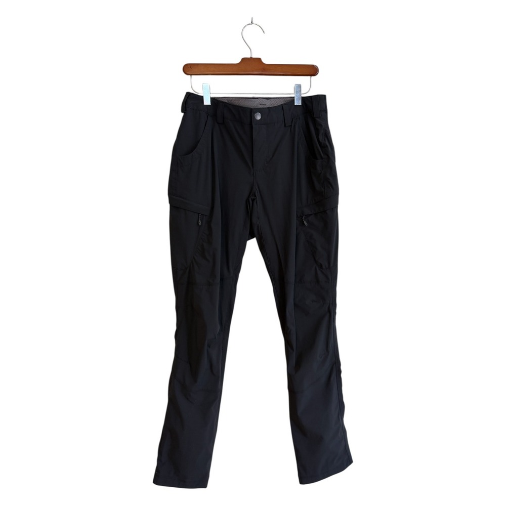 Duluth Trading Co AKHG Roadless Pants Womens 4 Black Cargo Hiking Outdoor 46732